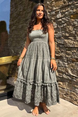 Rustic Nature Jamaica Dress Washed Elephant
